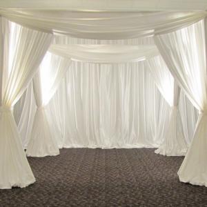 How much is pipe and drape for a wedding?